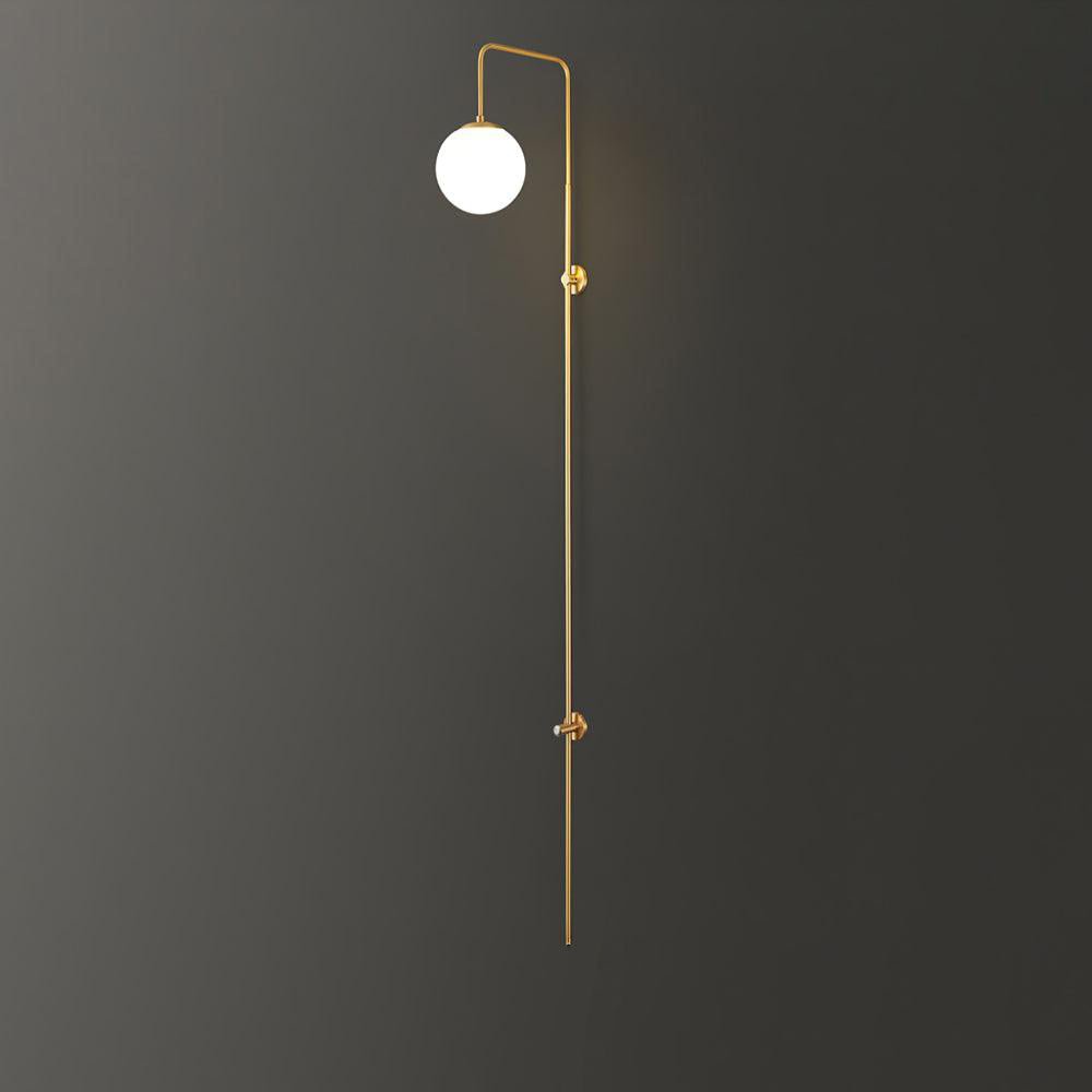 Nyvaris Applique Murale Minimaliste Laiton et Verre - Neutralighting