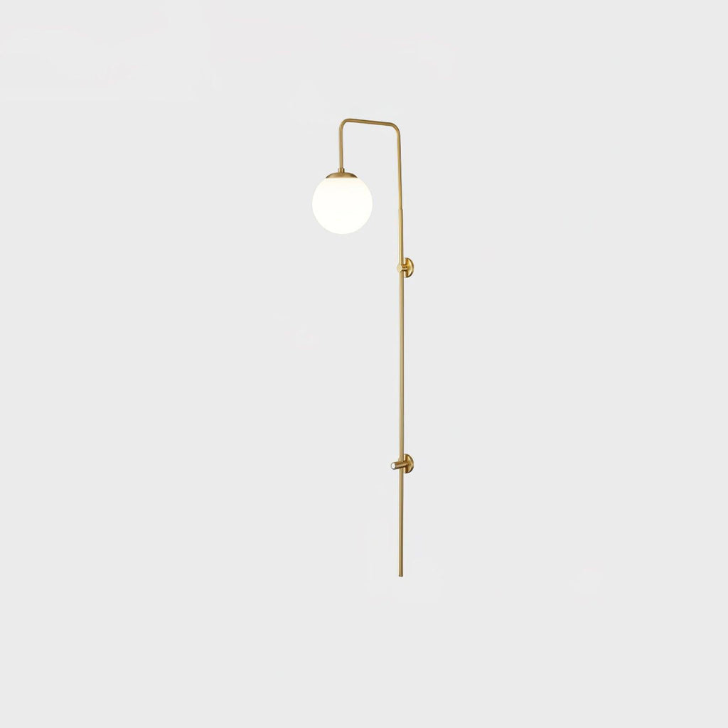 Nyvaris Applique Murale Minimaliste Laiton et Verre - Neutralighting