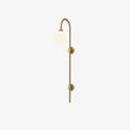 Nyvaris Applique Murale Minimaliste Laiton et Verre - Neutralighting