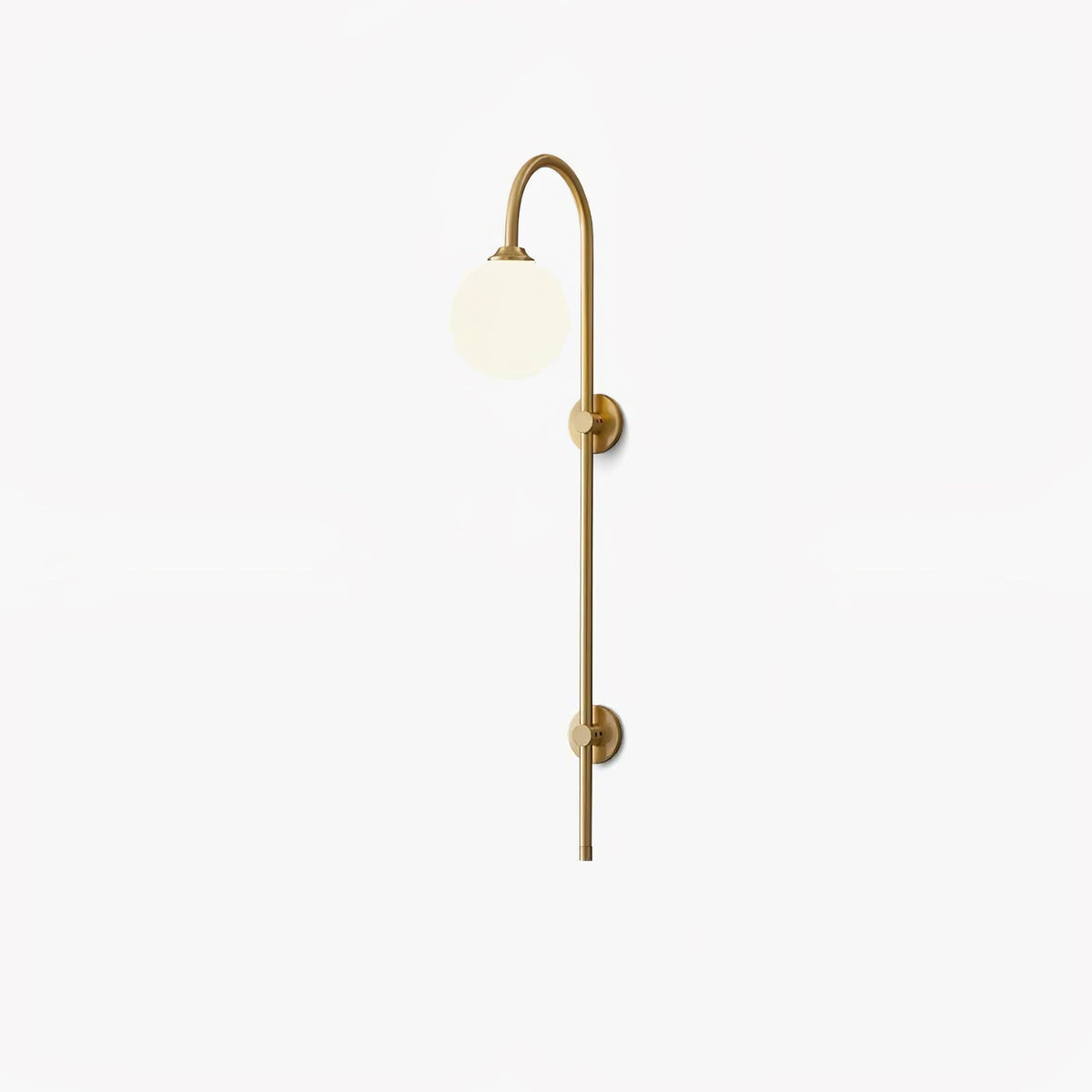 Nyvaris Applique Murale Minimaliste Laiton et Verre - Neutralighting