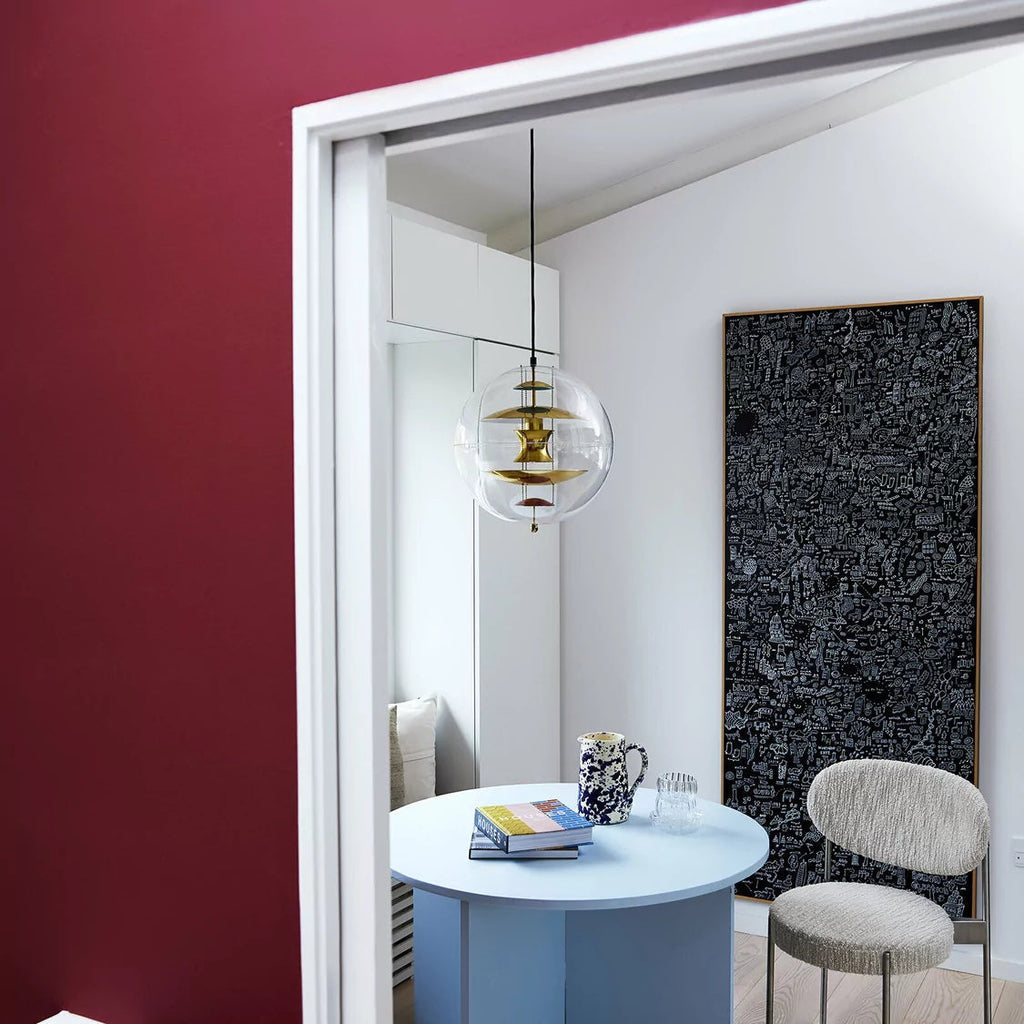 Orlaeen Lampe suspendue Globe en métal et acrylique à créativité individuelle - Neutralighting