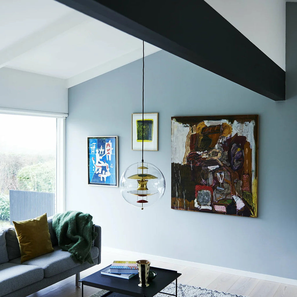 Orlaeen Lampe suspendue Globe en métal et acrylique à créativité individuelle - Neutralighting