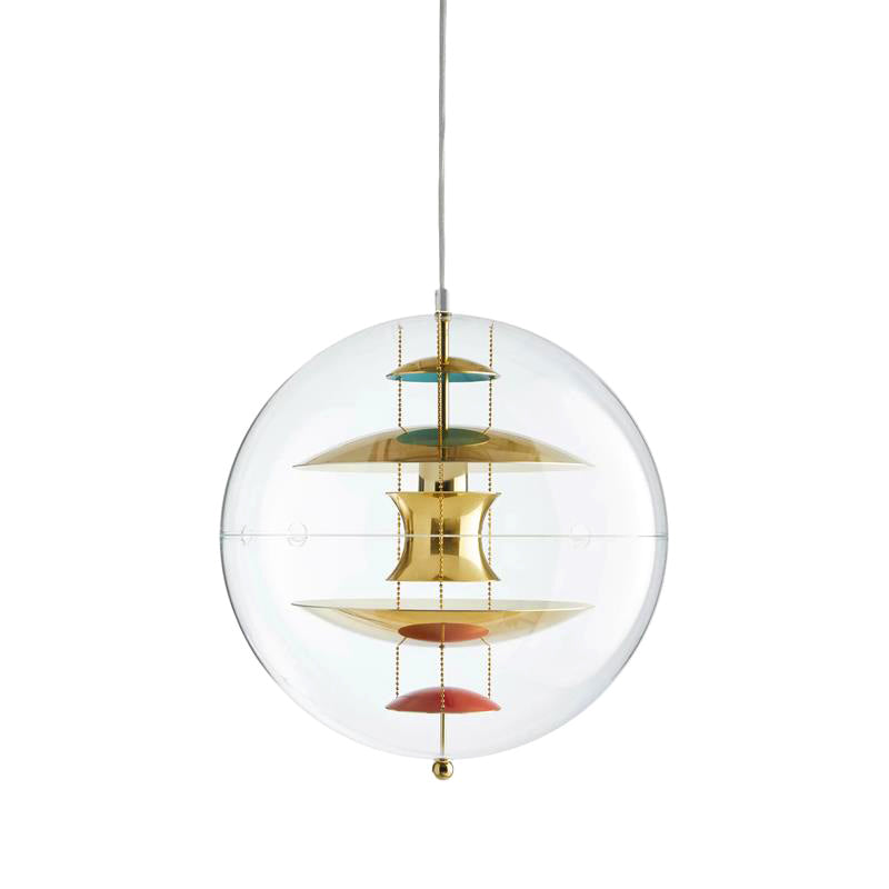 Orlaeen Lampe suspendue Globe en métal et acrylique à créativité individuelle - Neutralighting