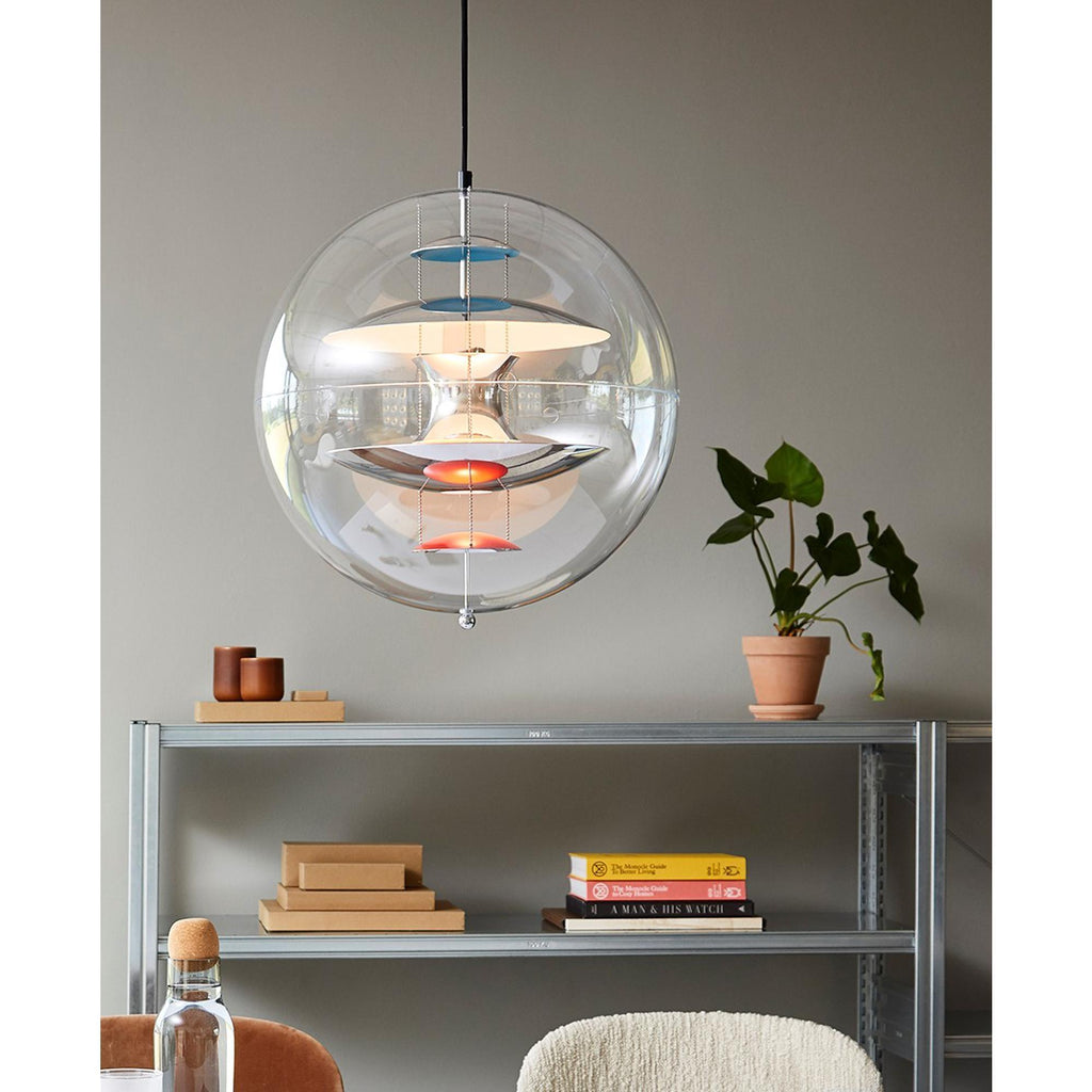 Orlaeen Lampe suspendue Globe en métal et acrylique à créativité individuelle - Neutralighting