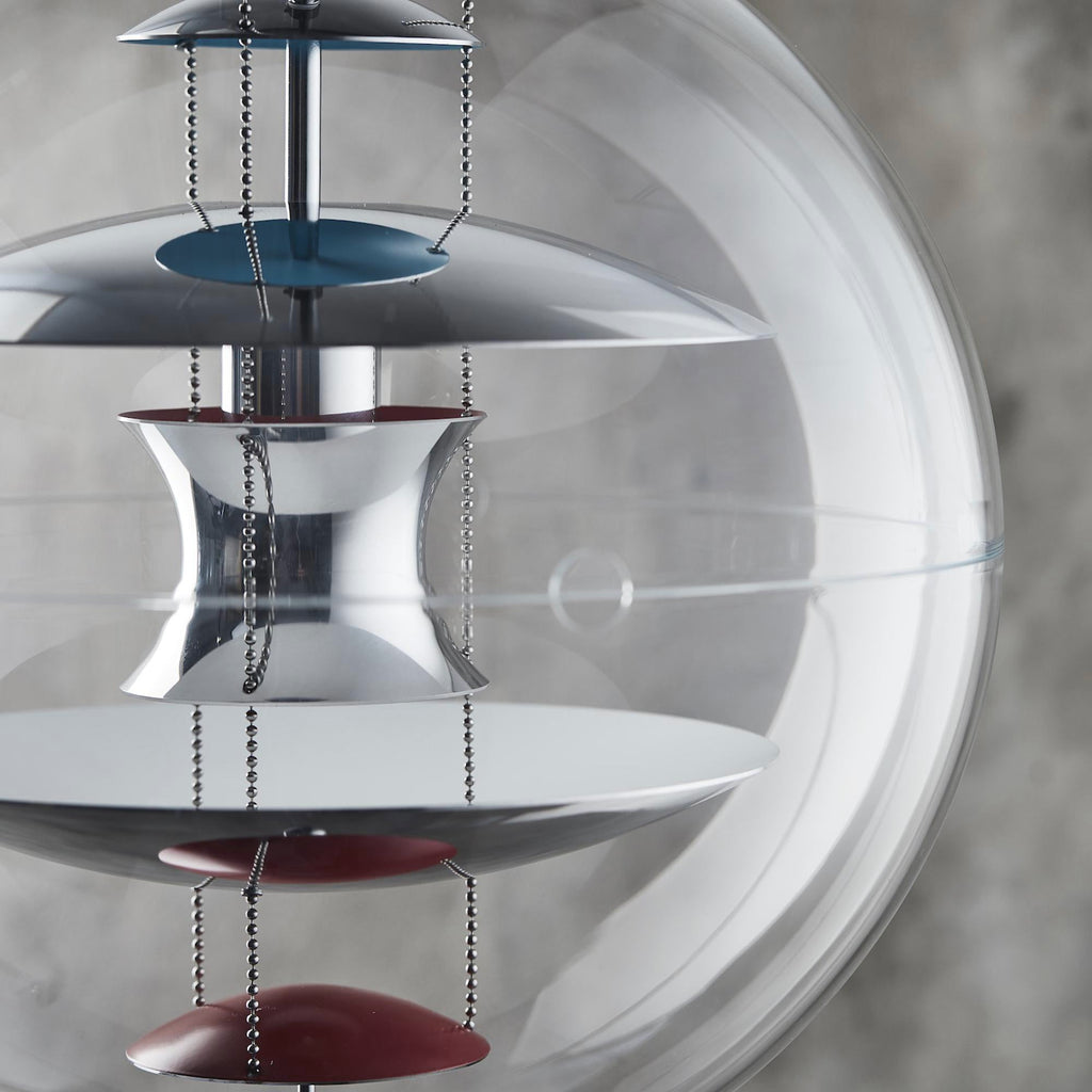 Orlaeen Lampe suspendue Globe en métal et acrylique à créativité individuelle - Neutralighting