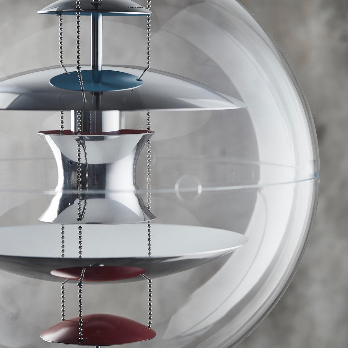 Orlaeen Lampe suspendue Globe en métal et acrylique à créativité individuelle - Neutralighting