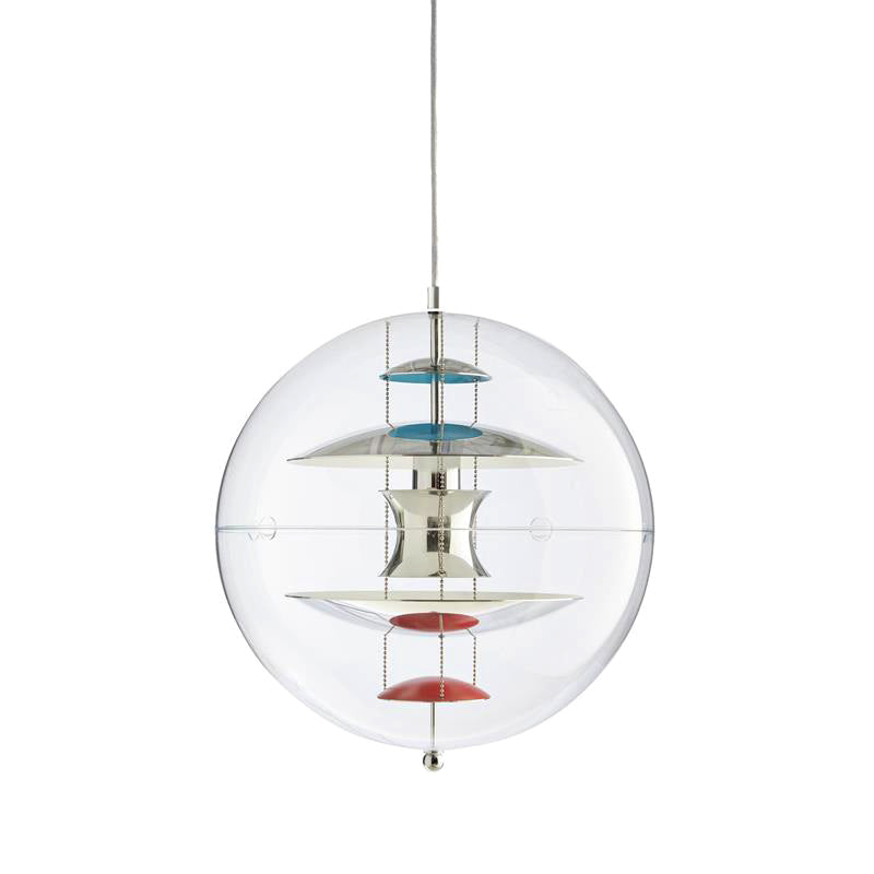 Orlaeen Lampe suspendue Globe en métal et acrylique à créativité individuelle - Neutralighting