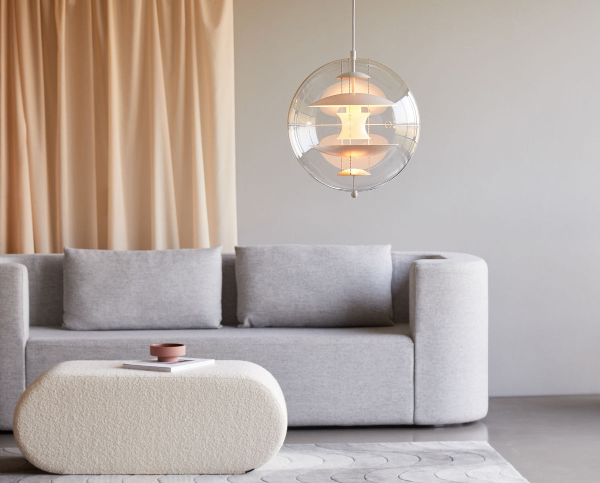 Orlaeen Lampe suspendue Globe en métal et acrylique à créativité individuelle - Neutralighting