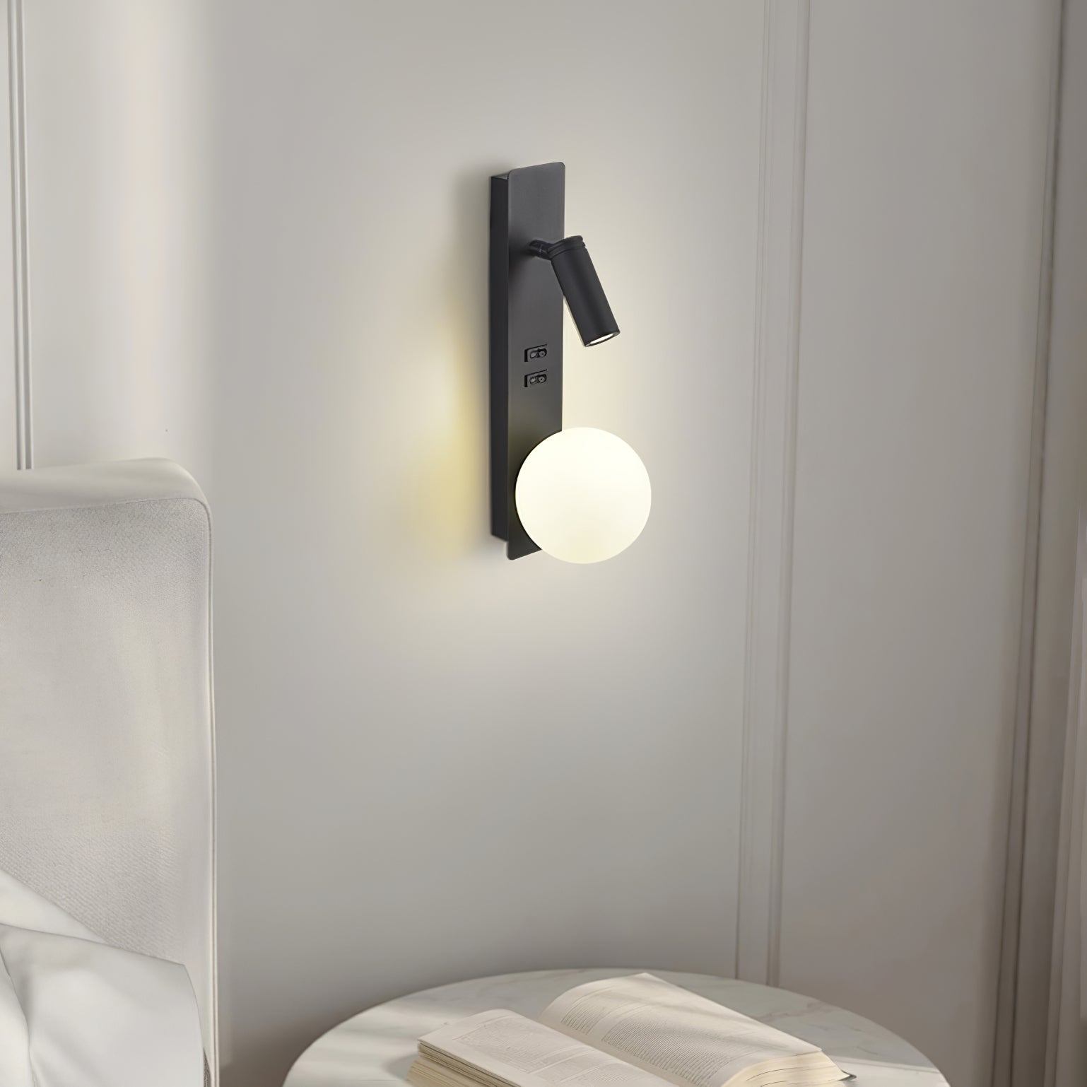 Alraeion Applique Murale en Verre Minimaliste Moderne - Neutralighting