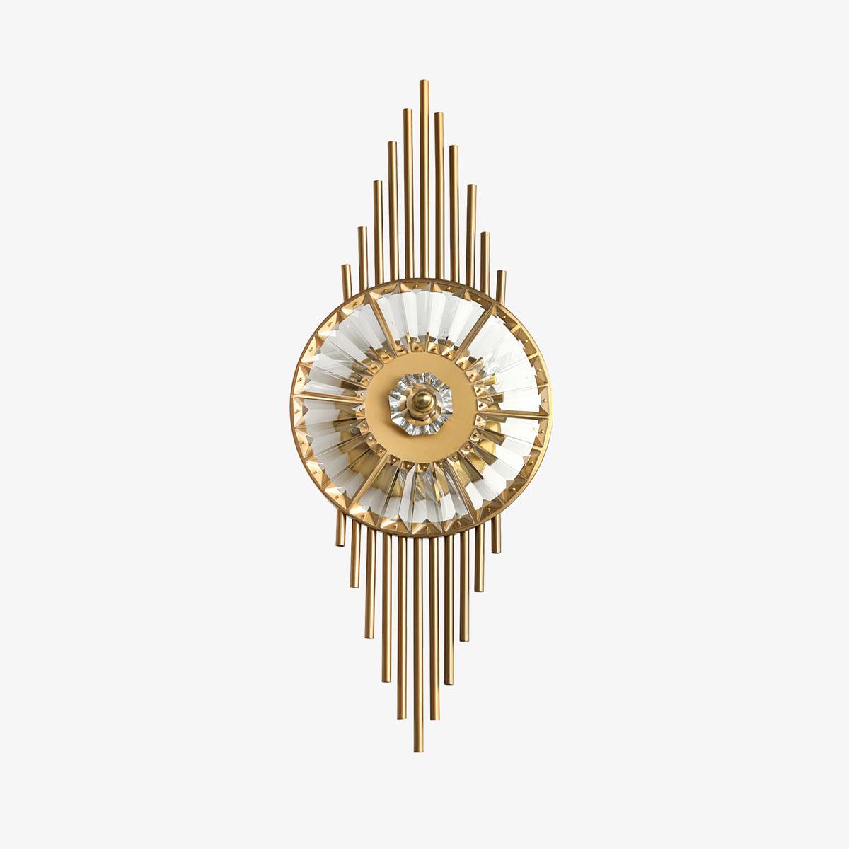 Cilirel Applique Murale Cristal Or Engrenage Luxueux - Neutralighting