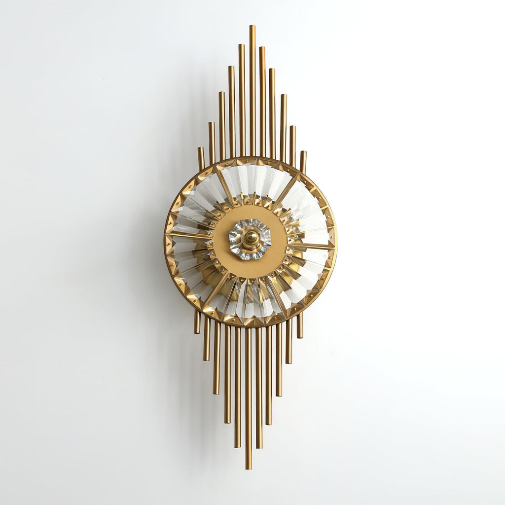 Cilirel Applique Murale Cristal Or Engrenage Luxueux - Neutralighting