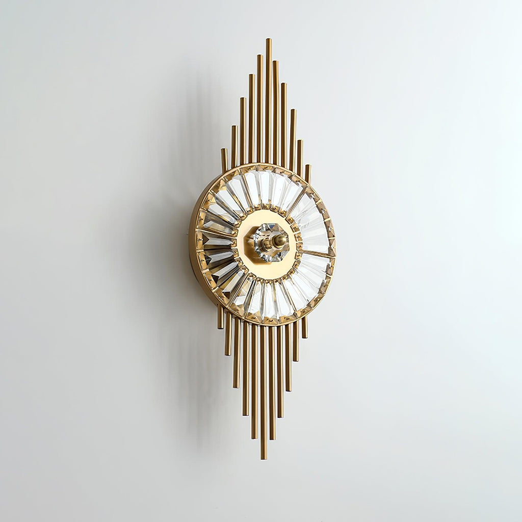 Cilirel Applique Murale Cristal Or Engrenage Luxueux - Neutralighting
