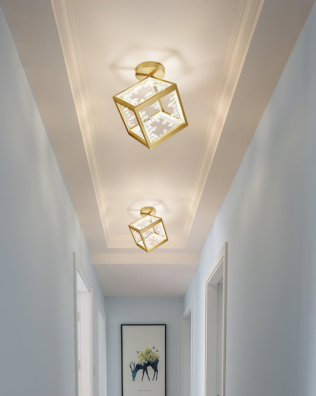 Kristy Plafonnier Doré - Neutralighting