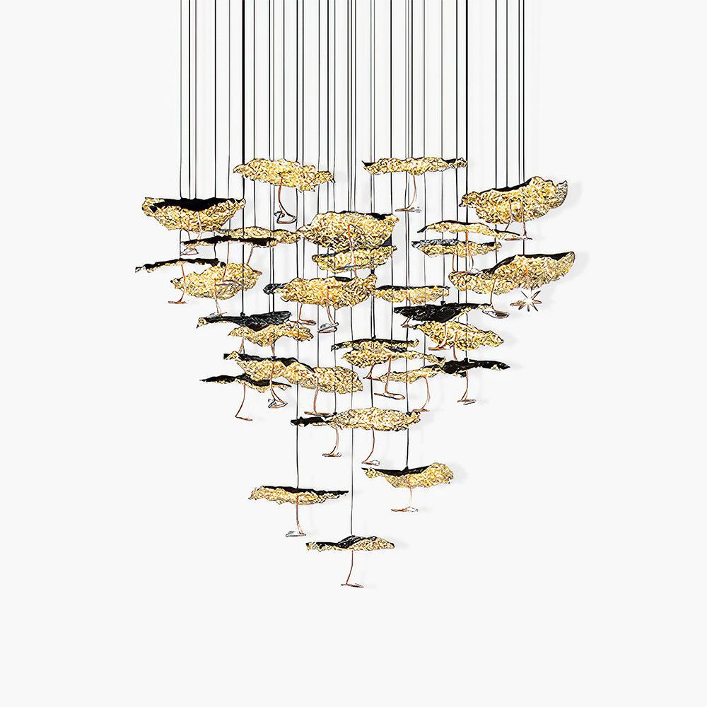 Aureate Chandelier Cloud en Laiton - Neutralighting