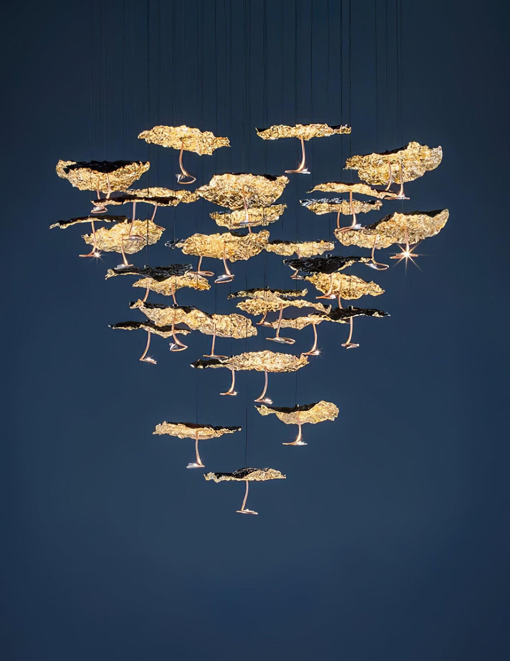 Aureate Chandelier Cloud en Laiton - Neutralighting