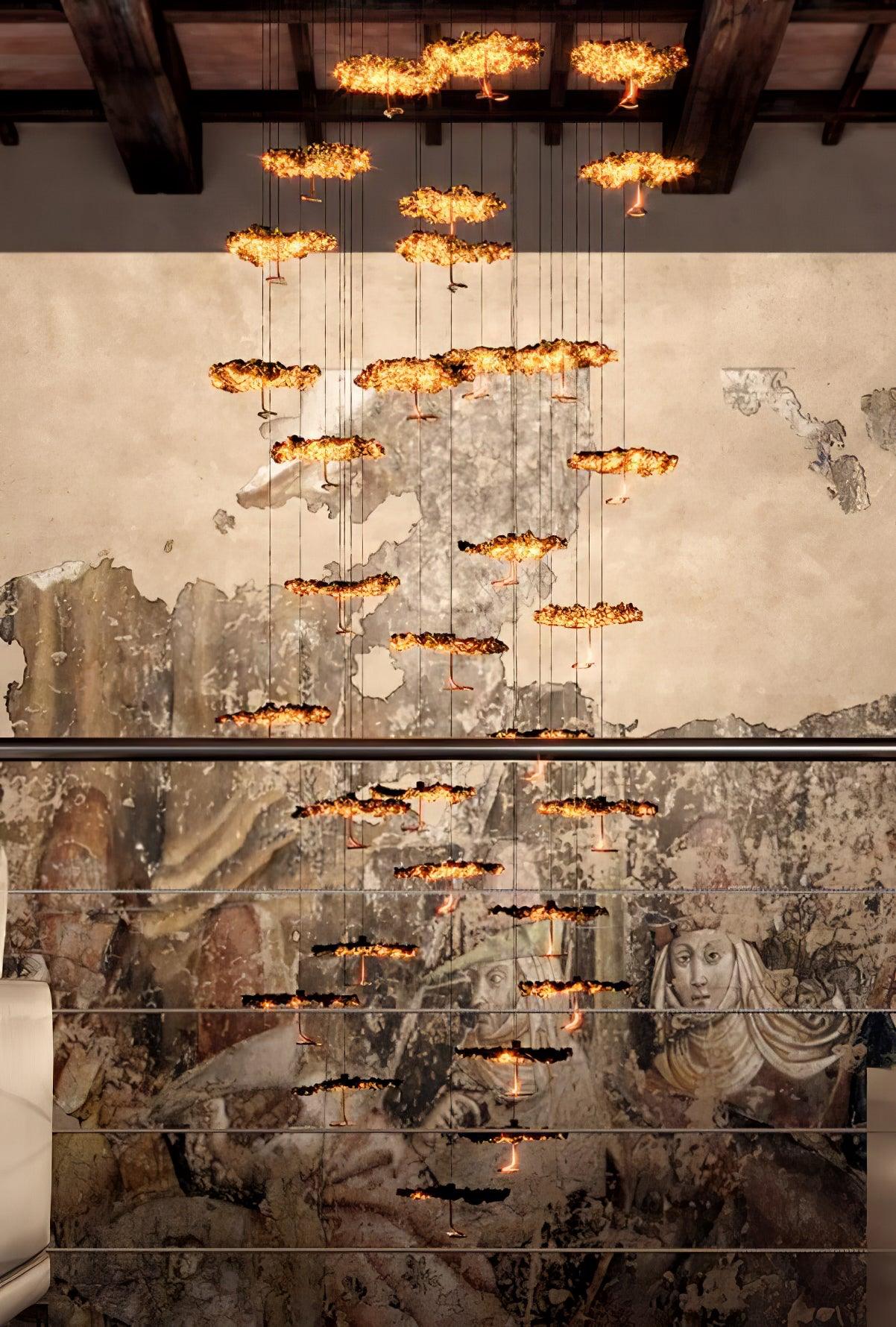Aureate Chandelier Cloud en Laiton - Neutralighting