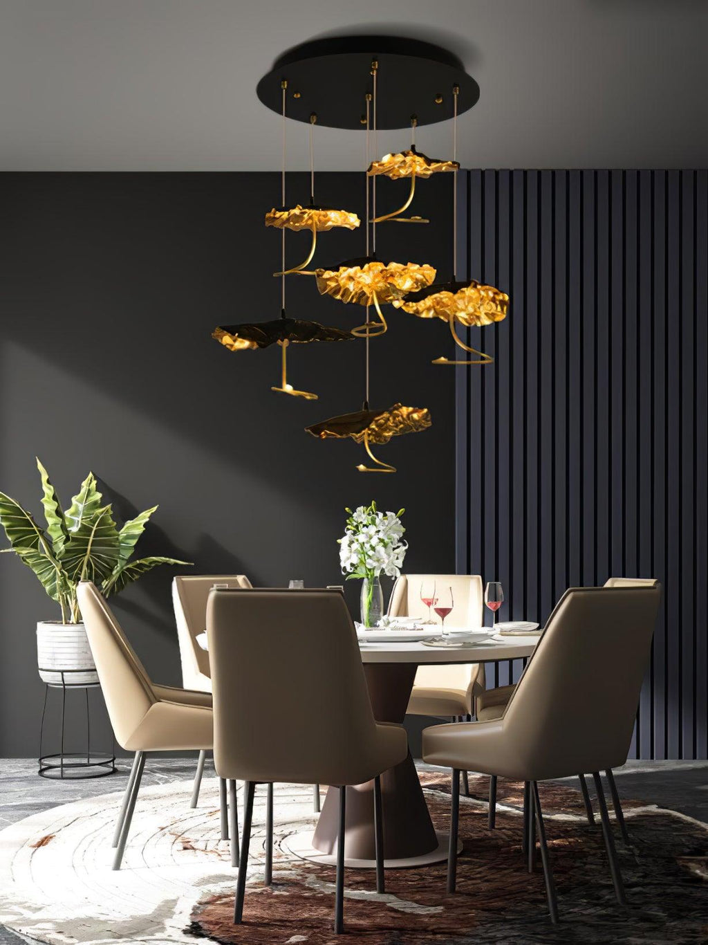 Aureate Chandelier Cloud en Laiton - Neutralighting