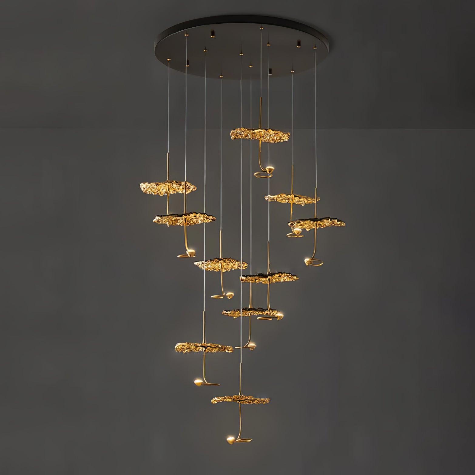 Aureate Chandelier Cloud en Laiton - Neutralighting
