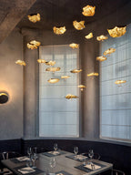 Aureate Chandelier Cloud en Laiton - Neutralighting
