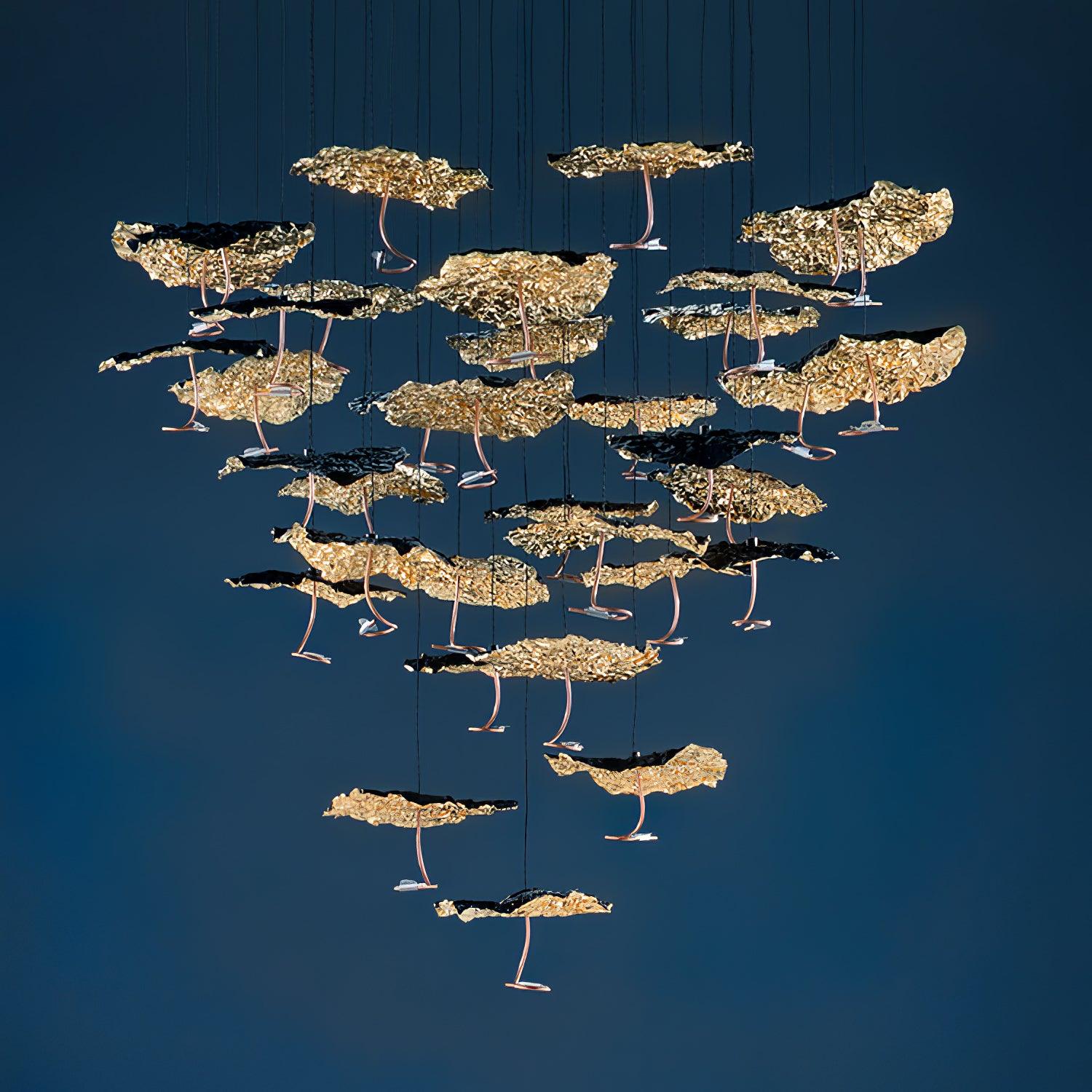 Aureate Chandelier Cloud en Laiton - Neutralighting