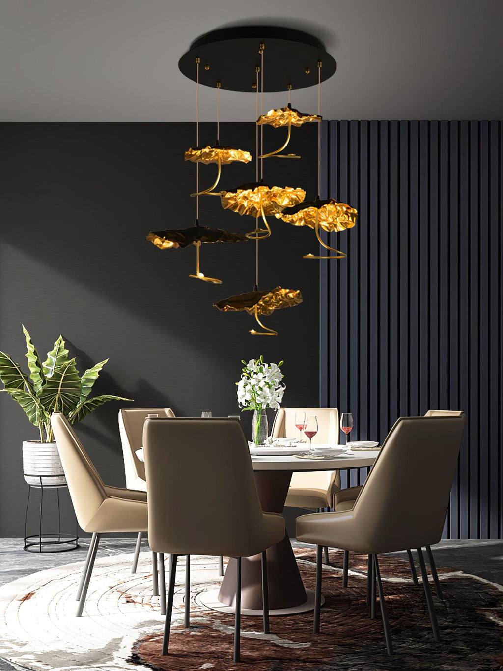 Aureate Chandelier Cloud en Laiton - Neutralighting