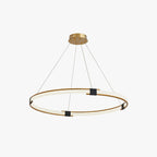 Lustra Chandelier Anneau Doré LED Halo Moderne - Neutralighting