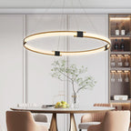 Lustra Chandelier Anneau Doré LED Halo Moderne - Neutralighting