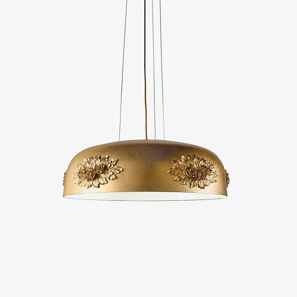 Zesolila Traditionnel Art Or Suspension Lumière - Neutralighting
