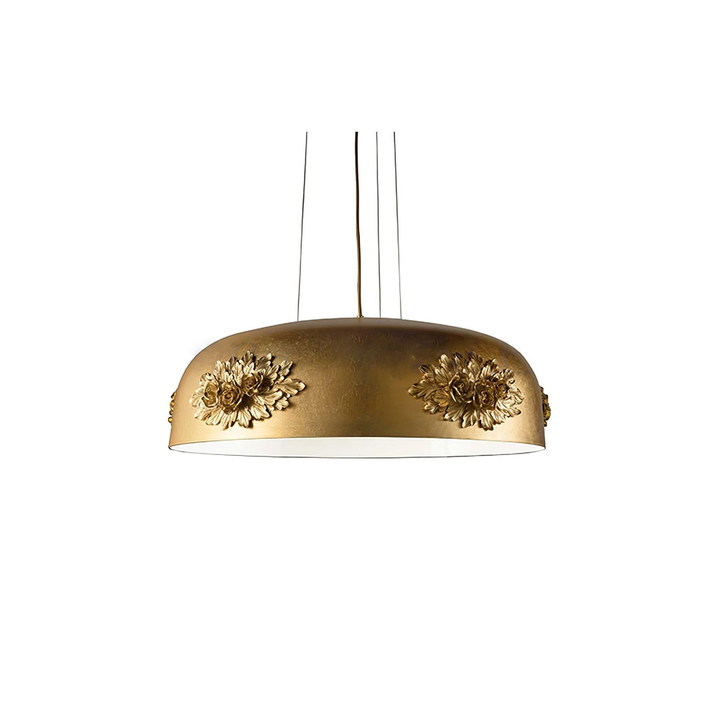 Zesolila Traditionnel Art Or Suspension Lumière - Neutralighting