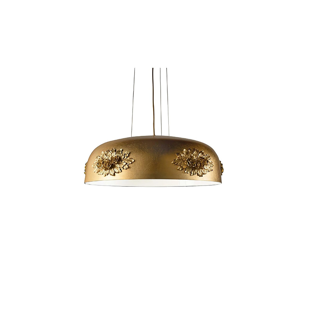 Zesolila Traditionnel Art Or Suspension Lumière - Neutralighting