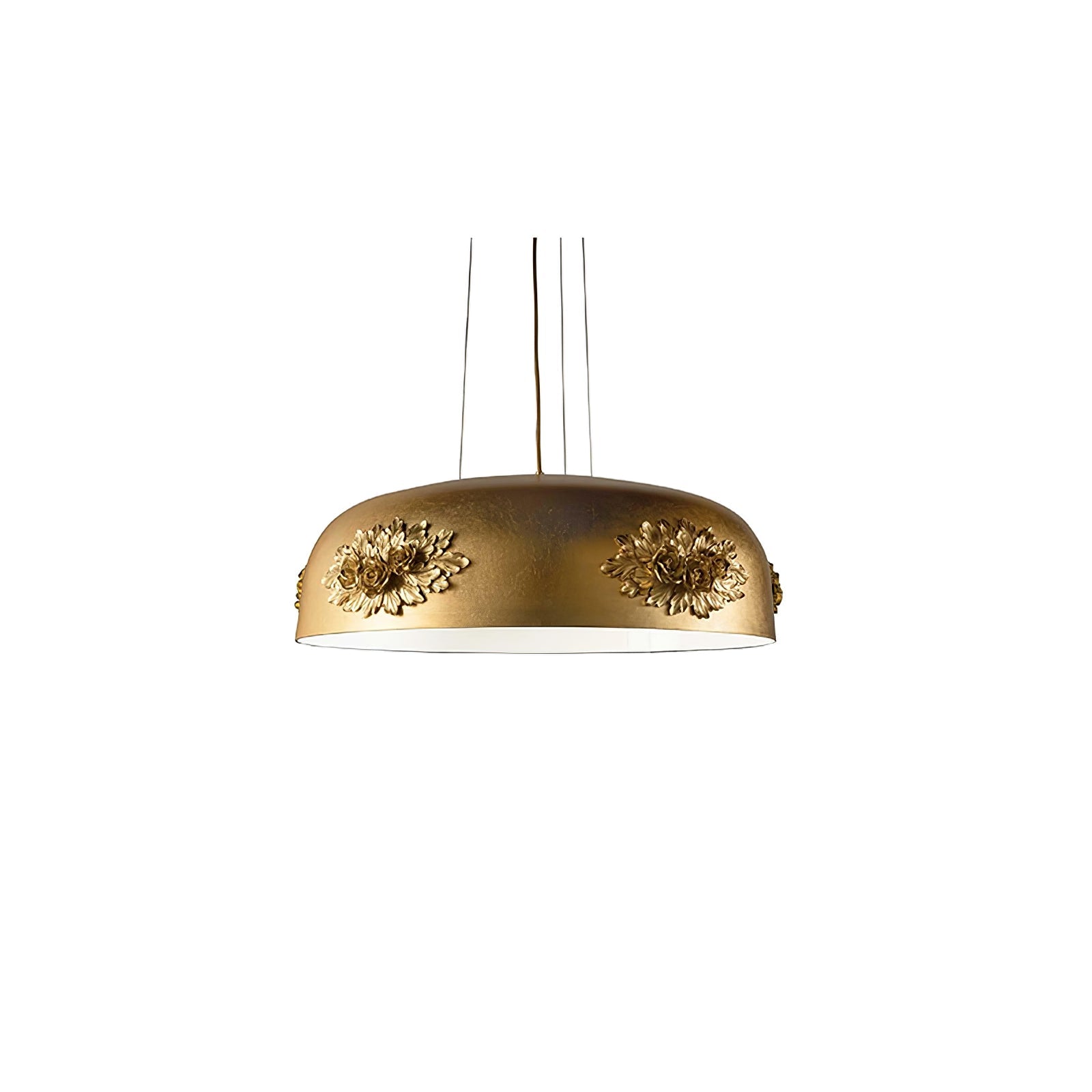Zesolila Traditionnel Art Or Suspension Lumière - Neutralighting