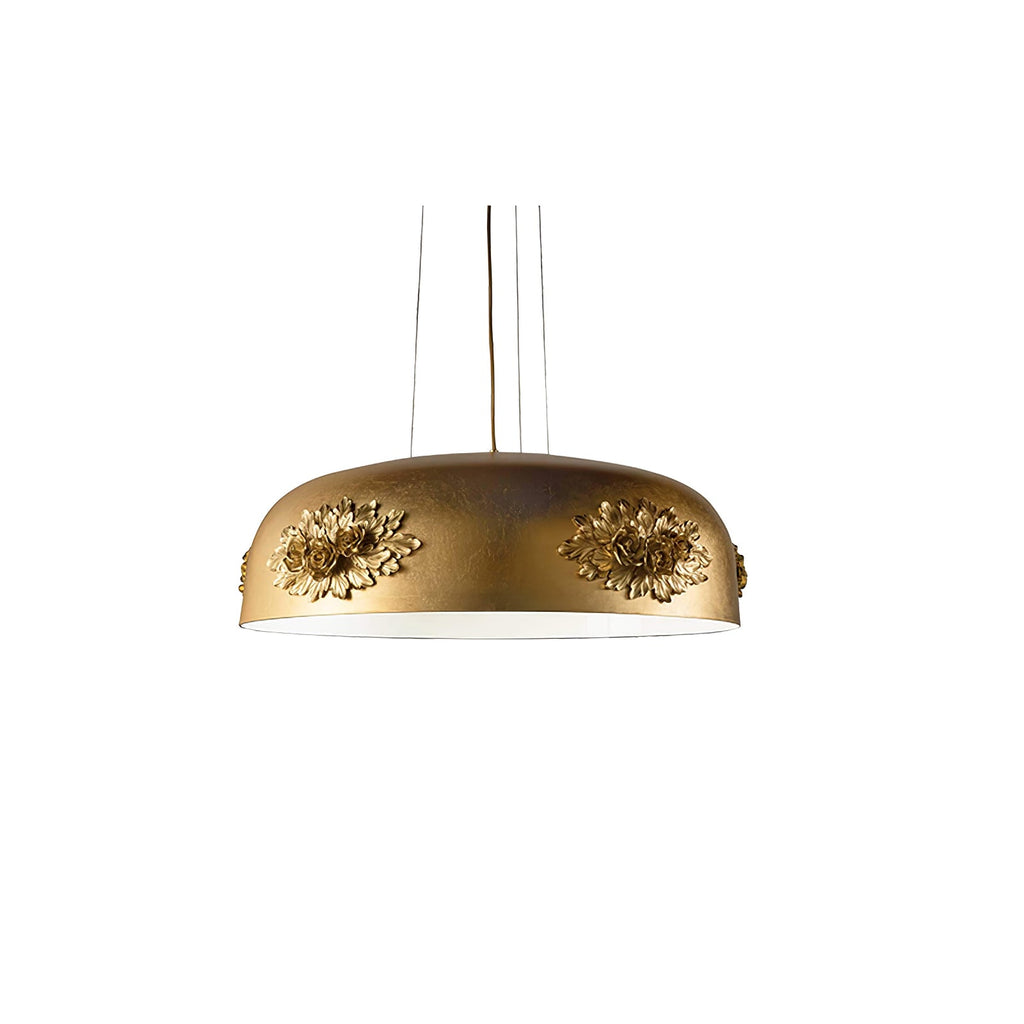 Zesolila Traditionnel Art Or Suspension Lumière - Neutralighting