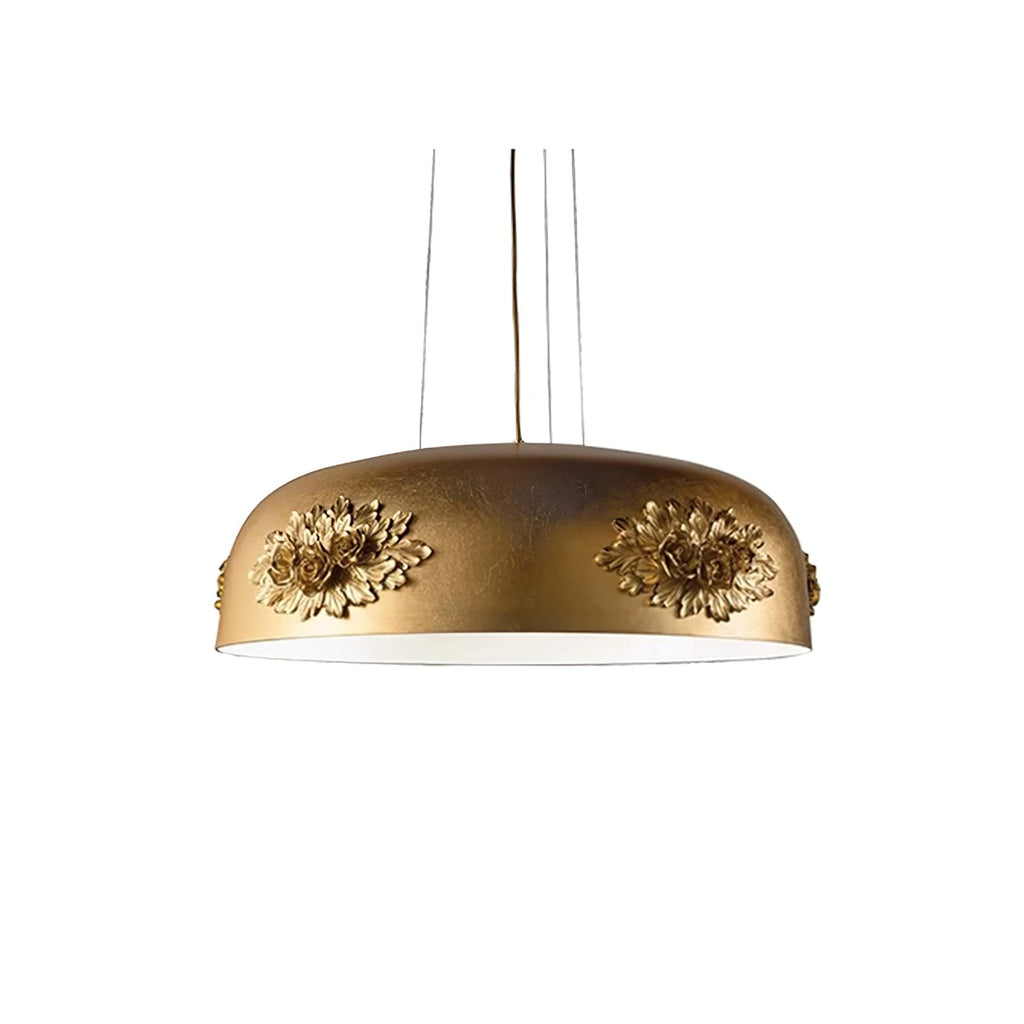 Zesolila Traditionnel Art Or Suspension Lumière - Neutralighting