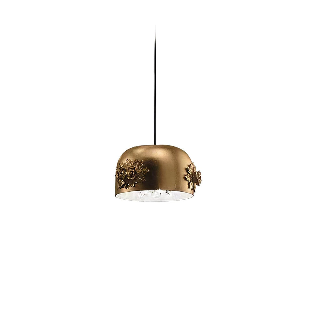 Zesolila Traditionnel Art Or Suspension Lumière - Neutralighting