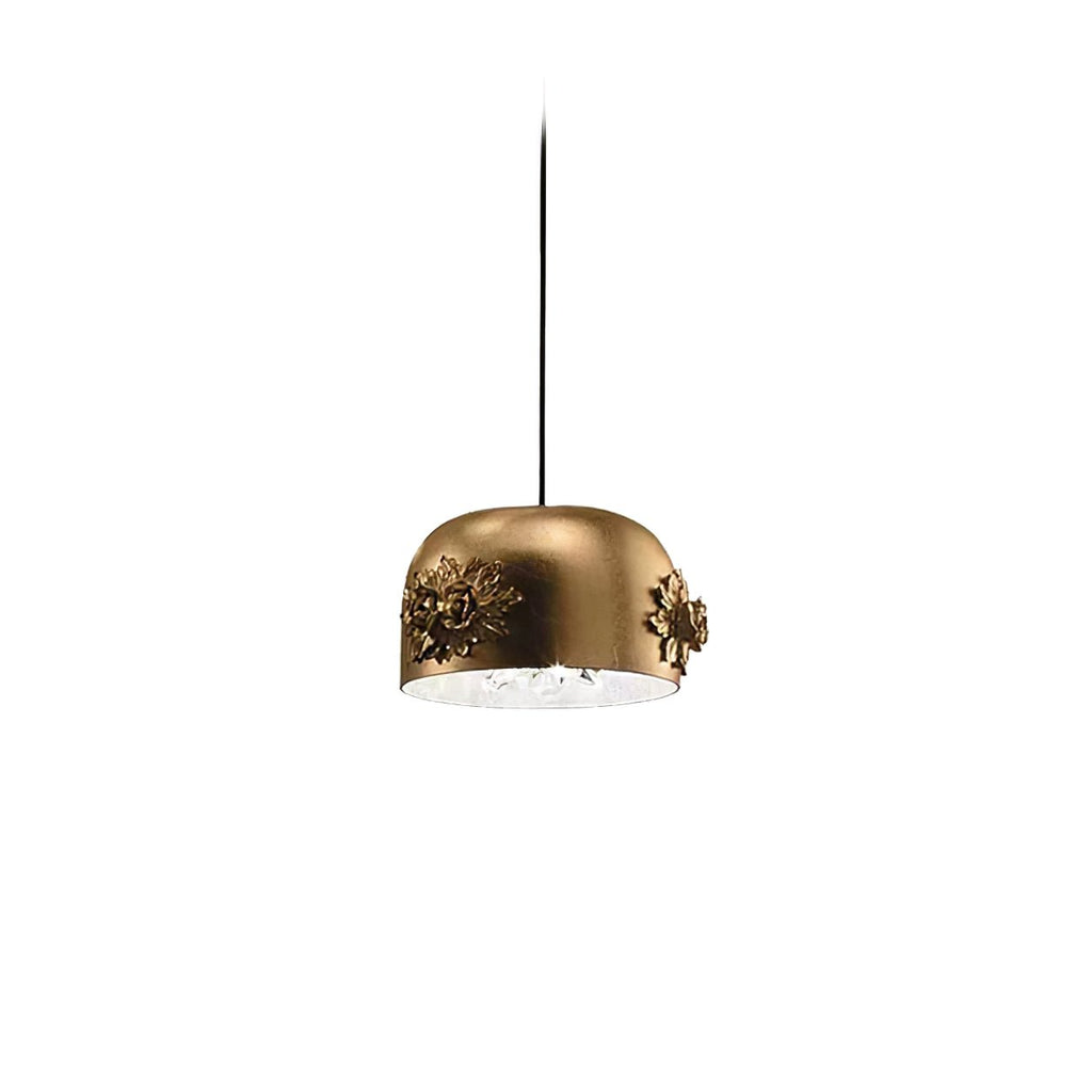 Zesolila Traditionnel Art Or Suspension Lumière - Neutralighting
