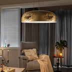 Zesolila Traditionnel Art Or Suspension Lumière - Neutralighting