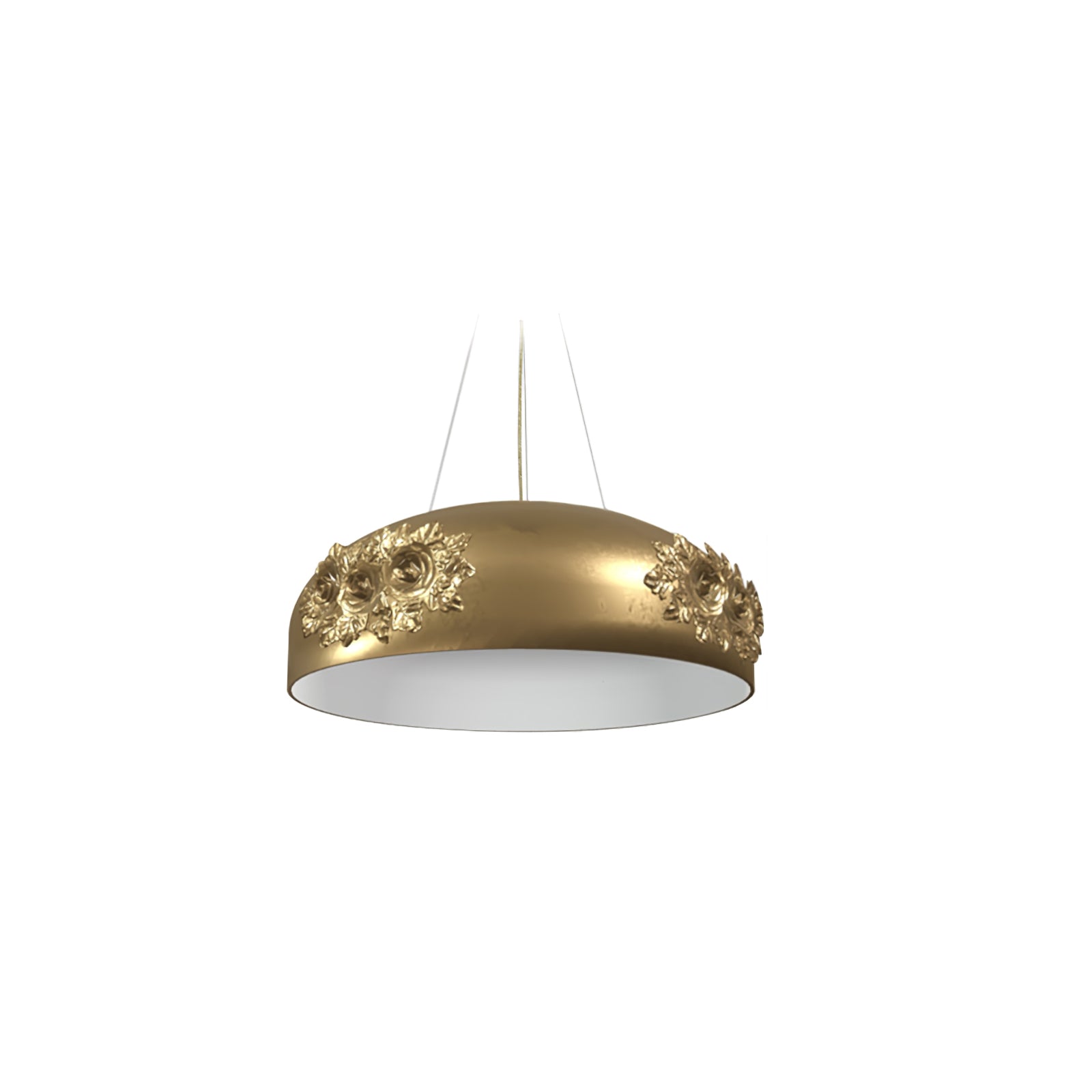 Zesolila Traditionnel Art Or Suspension Lumière - Neutralighting