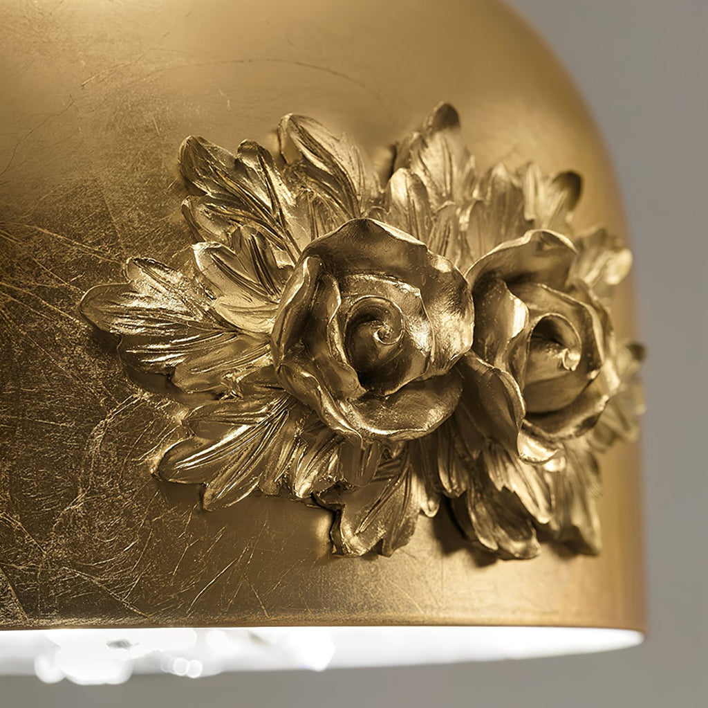 Zesolila Traditionnel Art Or Suspension Lumière - Neutralighting