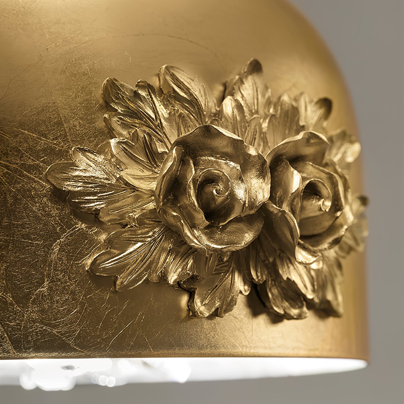 Zesolila Traditionnel Art Or Suspension Lumière - Neutralighting
