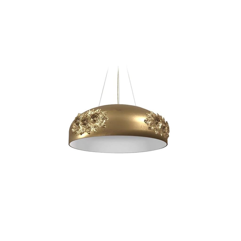 Zesolila Traditionnel Art Or Suspension Lumière - Neutralighting