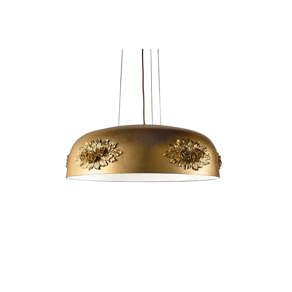 Zesolila Traditionnel Art Or Suspension Lumière - Neutralighting