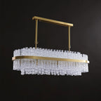 Lustra Chandelier Or Tige Claire Élégant - Neutralighting