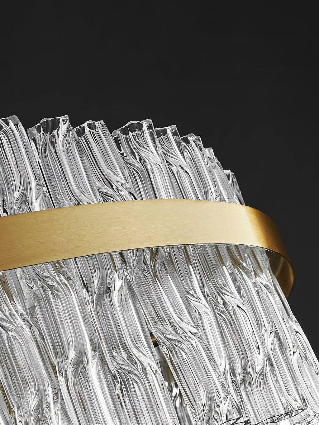 Lustra Chandelier Or Tige Claire Élégant - Neutralighting