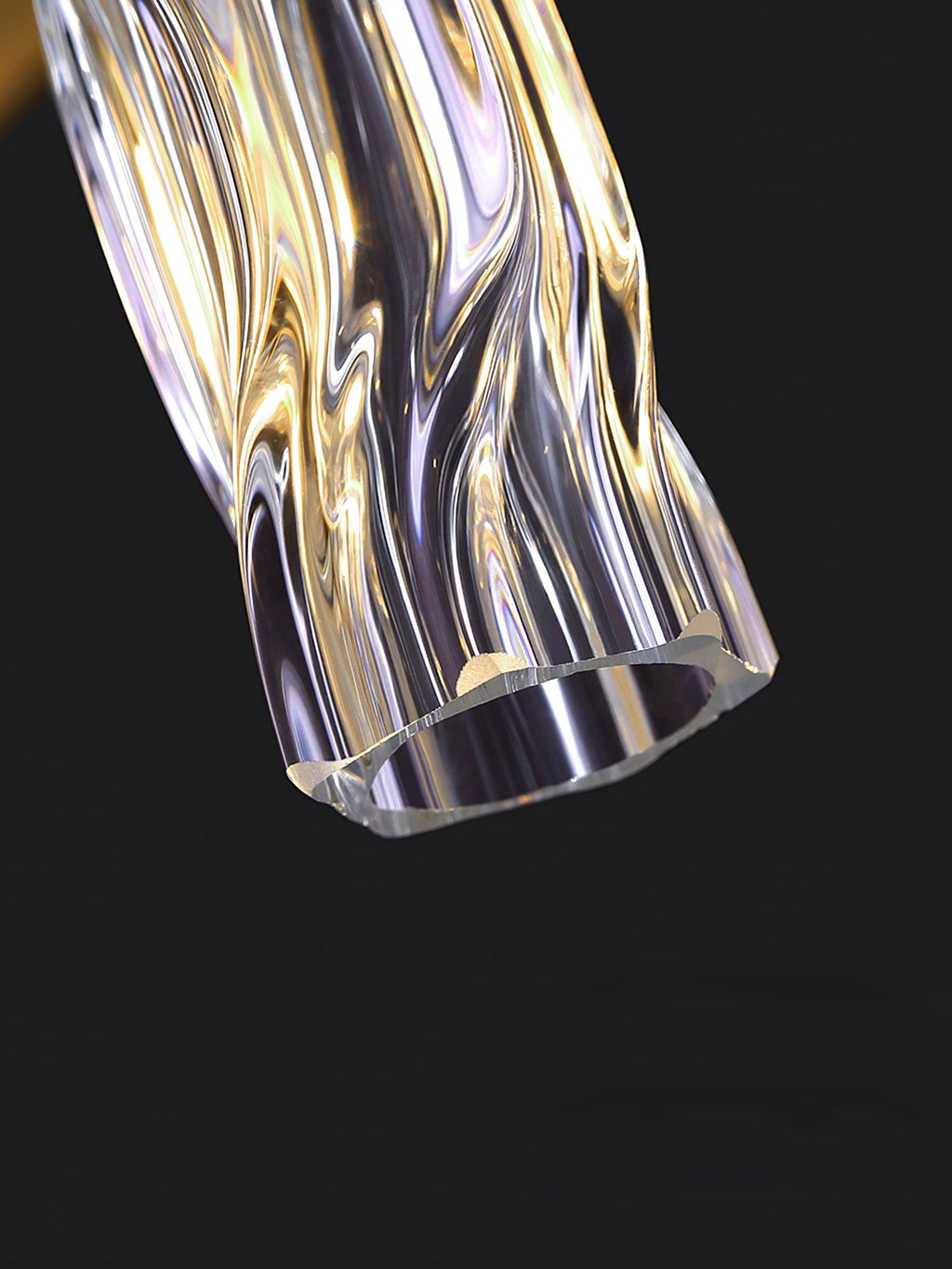 Lustra Chandelier Or Tige Claire Élégant - Neutralighting