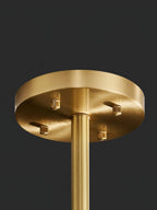 Lustra Chandelier Or Tige Claire Élégant - Neutralighting