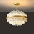 Lustra Chandelier Or Tige Claire Élégant - Neutralighting