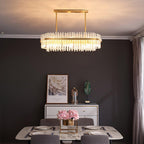 Lustra Chandelier Or Tige Claire Élégant - Neutralighting