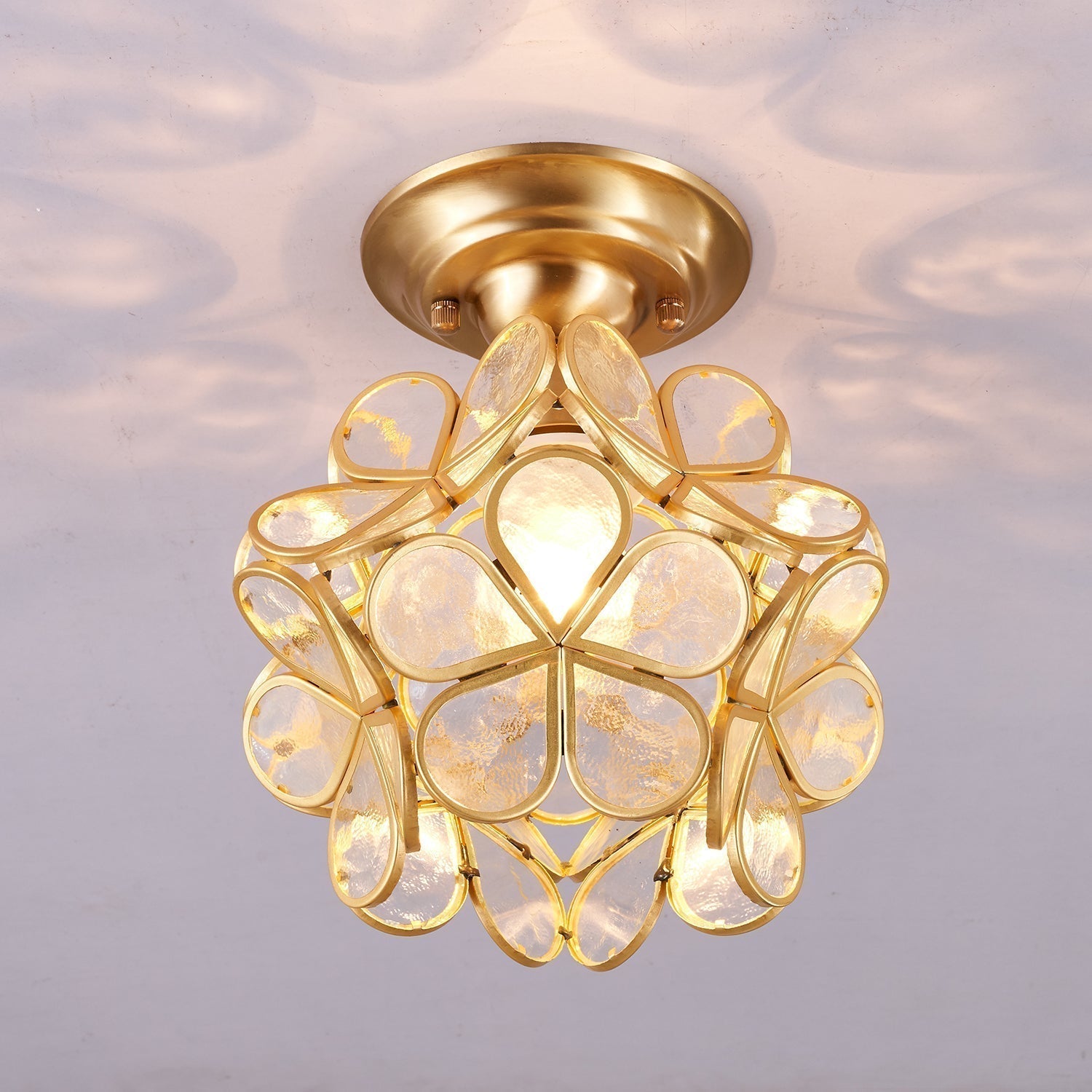 Ullaeiel Plafonnier Luxe Bloom Doré - Neutralighting