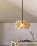 Golven Lampe Pendante Rattan Tissé Organique Artistique - Neutralighting