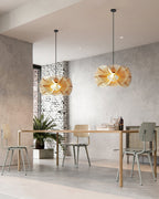 Golven Lampe Pendante Rattan Tissé Organique Artistique - Neutralighting